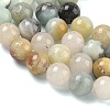 Natural Flower Amazonite Beads Strands G-G692-01-10mm-4