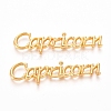 Golden Plated Alloy Cabochons PALLOY-WH0068-08F-2