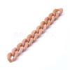 Handmade Acrylic Curb Chains X-AJEW-JB00679-02-2