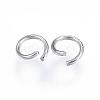 304 Stainless Steel Open Jump Rings STAS-F110-10P-2
