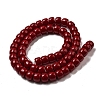 Opaque Glass Beads Strands X-GLAA-NH0002-B07-2