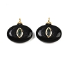 Natural Black Onyx(Dyed & Heated) Pendants KK-B157-42H-10-1