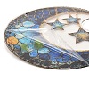 Stained Acrylic & Iron Suncatchers HJEW-F022-01E-2