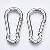 Tarnish Resistant 304 Stainless Steel Rock Climbing Carabiners X-STAS-N087-24B-01-1