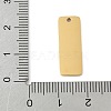 304 Stainless Steel Mirror Polished Finish Stamping Blank Tag Pendants STAS-D365-04G-3
