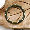 Natural Green Jade Beads Stretch Bracelets for Women Men BS8772-1