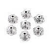 Tibetan Style Alloy Bead Caps LF0571Y-NF-1