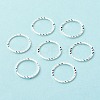 Brass Linking Rings KK-F831-018D-S-RS-1