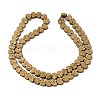 Electroplated Natural Lava Rock Beads Strands G-K388-04B-09-1