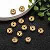 Iron Crystal Rhinestone Spacer Beads RB-A008-8MM-G-5