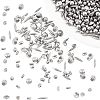 304 Stainless Steel with 201 Stainless Steel Polished Beads STAS-WH0016-05P-1