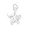 925 Sterling Silver Starfish Pendants LS-STER-E071-02S-01-1