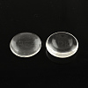 Transparent Glass Cabochons LS-X-GGLA-R026-40mm-1