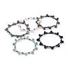 Non-magnetic Synthetic Hematite Beads Stretch Bracelets BJEW-JB04659-1