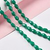 Faceted Glass Beads Strands GLAA-E037-01H-4