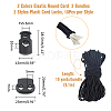 20Pcs Plasti Cord Locks FIND-DC0005-83-2