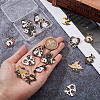 SUNNYCLUE 18Pcs 9 Style Alloy Enamel Pendants FIND-SC0003-77-3