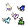 Alloy Glass Pendants FIND-E049-06P-1