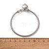 304 Stainless Steel Charm Bangles BJEW-K280-03P-5
