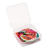 24Pcs 4 Style Baking Paint Iron Snap Hair Clips PHAR-LS0001-03-8