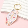 Alloy Enamel Keychains KEYC-YW00224-09-1