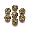 Tibetan Style Alloy Beads TIBEB-Q067-08AB-NR-1