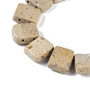 Natural White Picture Jasper Beads Strands G-K362-C01-01-4