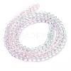 Transparent Painted Glass Beads Strands DGLA-A034-T3mm-A23-5