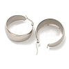 Tarnish Resistant 202 Stainless Steel Hoop Earring EJEW-H003-09P-01-2
