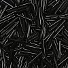 Opaque Glass Bugle Beads SEED-R028-2x18-C01-4