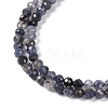 Natural Iolite Beads Strands X-G-G139-A11-03-4