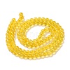 Baking Paint Glass Beads Strands X-DGLA-Q023-8mm-DB29-5