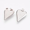 Tarnish Resistant 201 Stainless Steel Pendant Cabochon Settings STAS-I097-055-16P-2