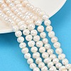 Natural Cultured Freshwater Pearl Beads Strands PEAR-I007-07X-08D-1