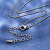Tarnish Resistant 304 Stainless Steel Necklaces NJEW-E080-11P-1