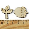 100Pcs Wood Cabochons WOOD-G020-08-3