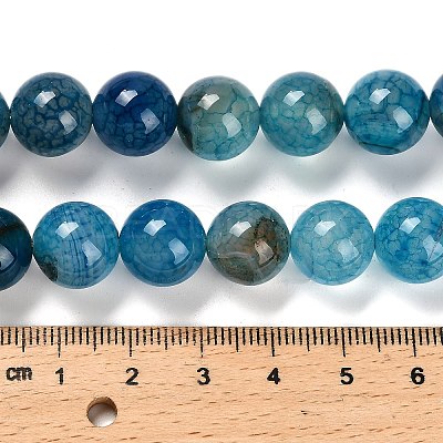 Dyed Natural Agate Beads Strands G-G203-10I-12mm-1