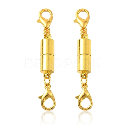 Brass Magnetic Clasps KK-YW0001-58G-1