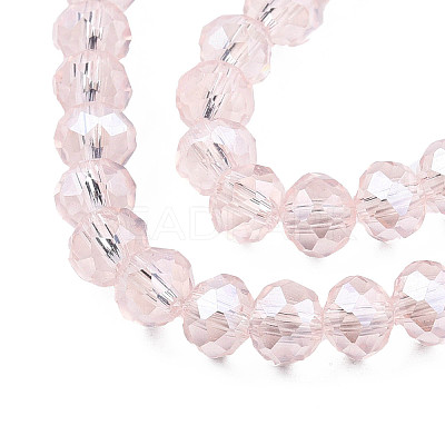 Electroplate Glass Beads Strands EGLA-A034-T8mm-A03-1