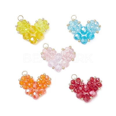 Glass Pendantns PALLOY-MZ01145-1