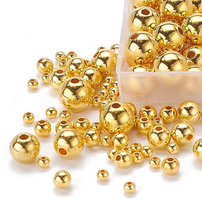 497Pcs 5 Style ABS Plastic Beads OACR-YW0001-10A-1