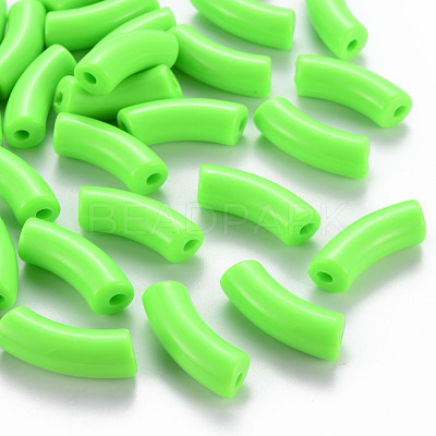 Opaque Acrylic Beads MACR-S372-001B-S030-1