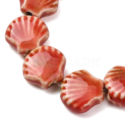 Handmade Porcelain Beads Strands PORC-Q002-01A-03-1