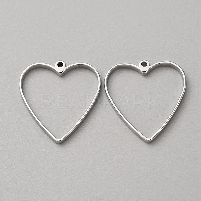 304 Stainless Steel Open Back Bezel Pendants FIND-WH0152-123A-1