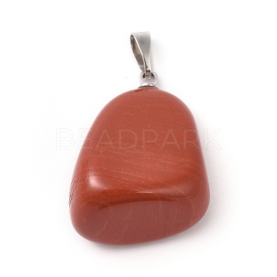 Natural Red Jasper Pendants G-k302-B15-1