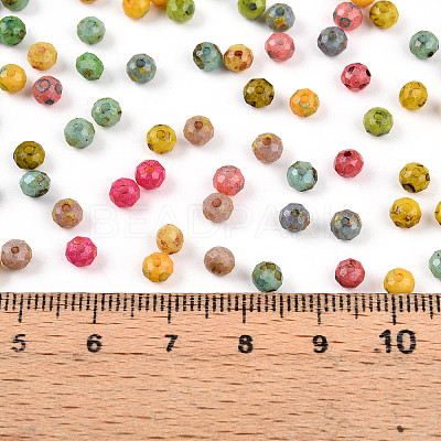 Picasso Glass Seed Beads SEED-N007-20A-1