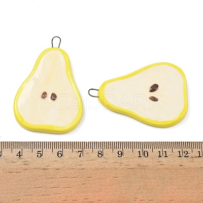 Handmade Porcelain Big Pendants PORC-I030-02-1