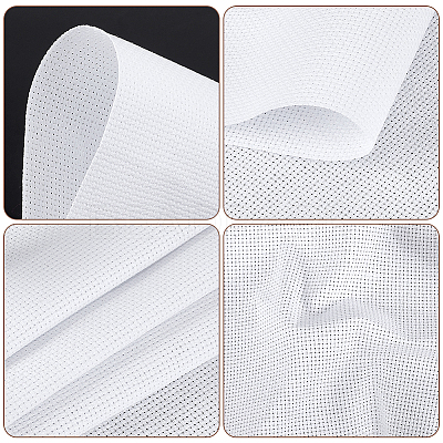 14T Cotton Cross-stitch Fabric DIY-WH0899-59A-1