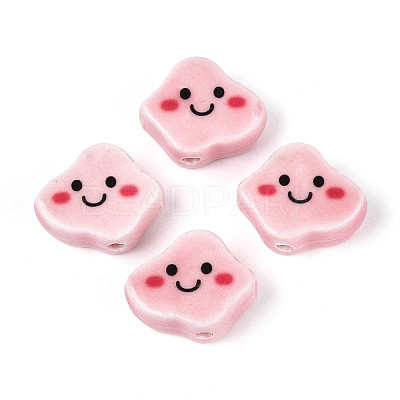 Handmade Porcelain Ceramic Beads PORC-T134-20B-1