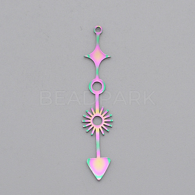 Ion Plating(IP) 304 Stainless Steel Pendants STAS-T056-LA575-1
